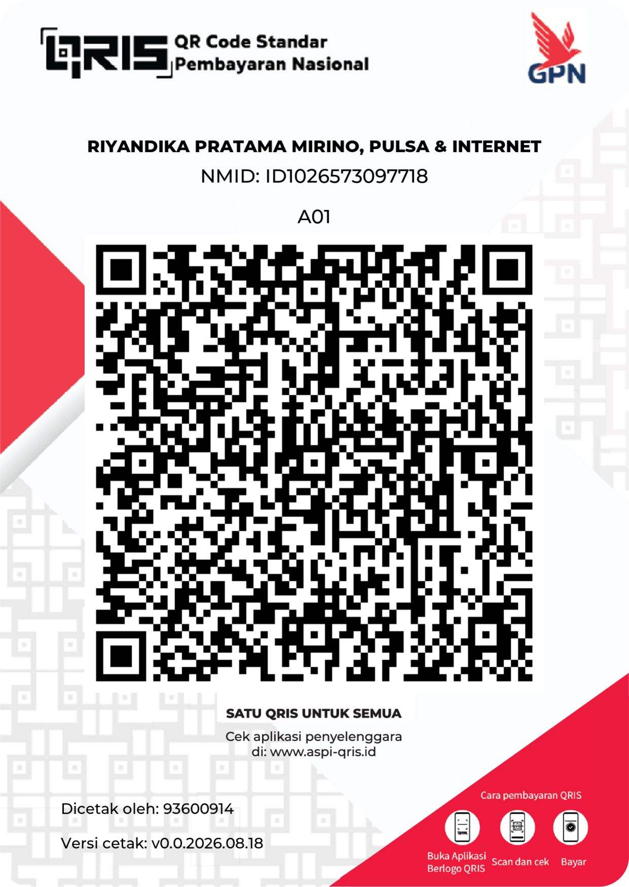 QRIS pembayaran BSSTUDIO